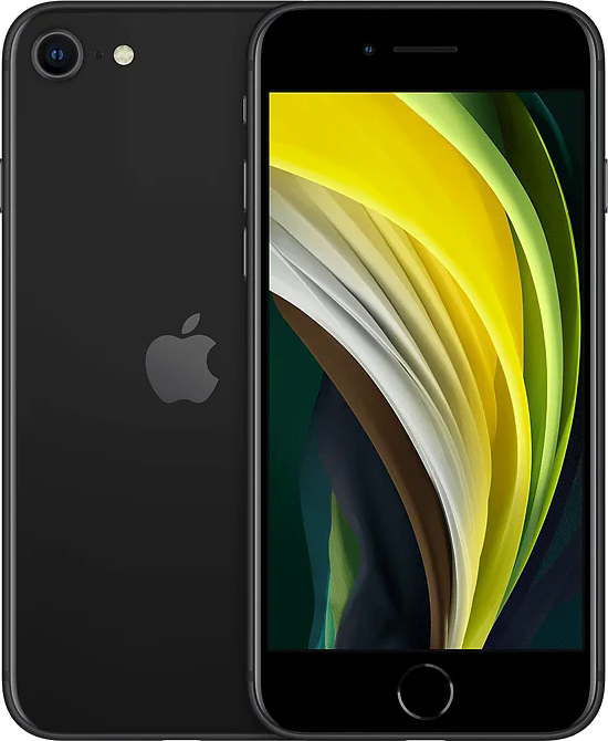 Apple iPhone SE 128GB in black on display at CellRox Ajax