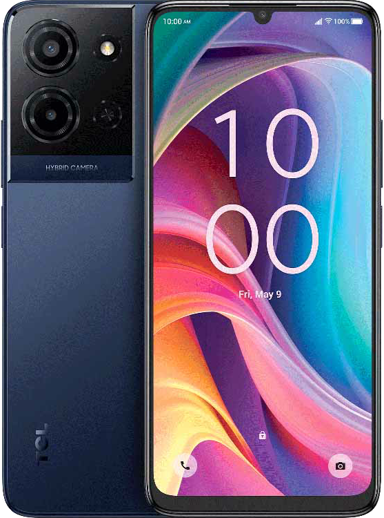 TCL T513Z Android smartphone in dark blue on display at CellRox Ajax